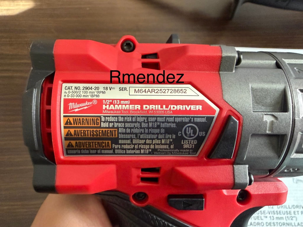 M18 Fuel Hammer Drill 4th Gen Brand New, tool only